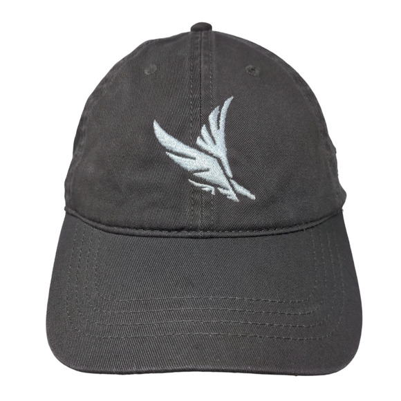 Cap America Men's Slideback Hat Gray Adjustable Embroidered Boston Eagle Logo - Picture 1 of 8